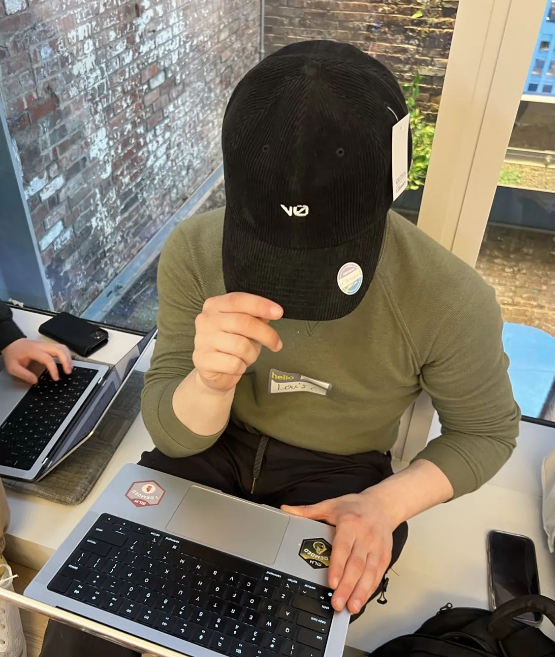 Louis Cubero speaking at an event