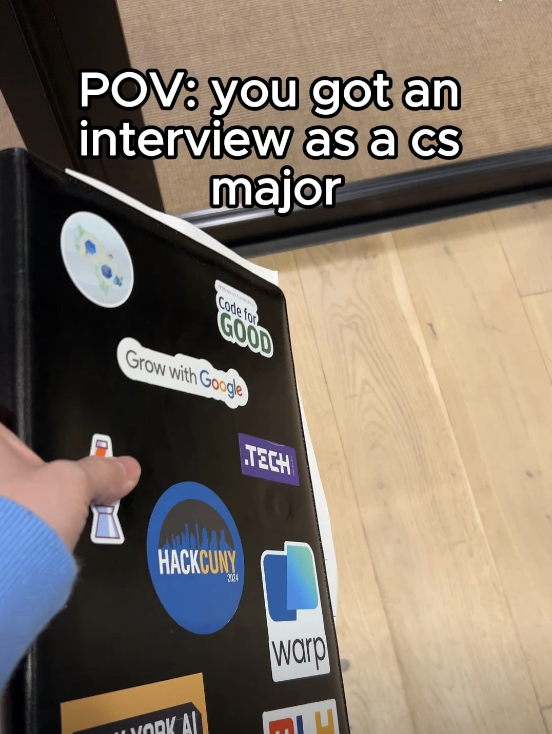 POV: You got an interview as a CS major
